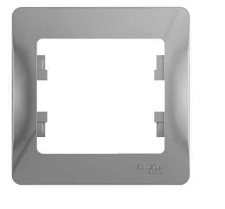Schneider Electric Glossa Алюминий Рамка 1-местная IP20 скрытая установка GSL000301