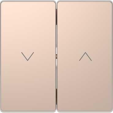 Schneider Electric  MERTEN  D-Life  Шампань  Клавиша-кнопка для жалюзи MTN3855-6051