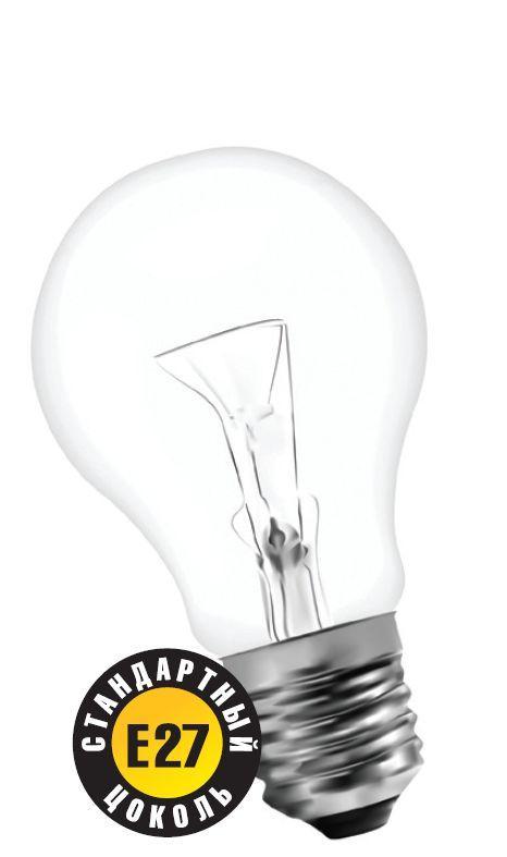 Стандартная лампа накаливания  Navigator  A50  75Вт  230В  E27 (кратно 10)