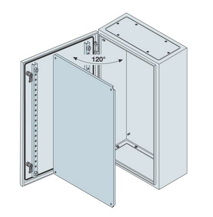 Щит 1000х800х300  IP65  SR2 с монтажной платой TUR  ABB SRN10830K