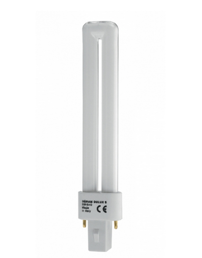 Компактная люминесцентная лампа OSRAM DULUX S 11W/827 G23 10X1