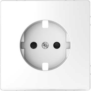 Schneider Electric  MERTEN  D-Life  Белый Лотос  Центральная Накладка для механизма розетки, с штор. MTN2330-6035