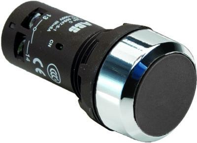 ABB Кнопка CP2-30B-20 черная с фиксацией 2HO /1SFA619101R3026/