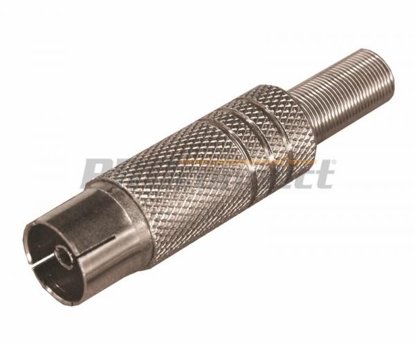 Разъем гнездо TV никель c пружиной PROCONNECT 05-2014-4