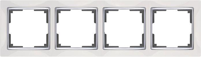 Werkel  Snabb  Белый Рамка 4-местная WL03-Frame-04 a036628