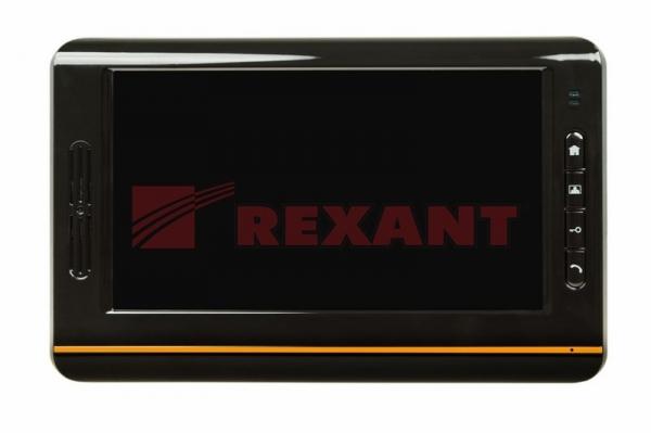 Цветной монитор  видеодомофона с экраном 7", цвет черный REXANT 45-0331