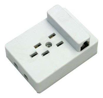 Телефонная розетка (адаптер) Пересвет #Rs-2Es-0 2 евровхода/WAS ПТР