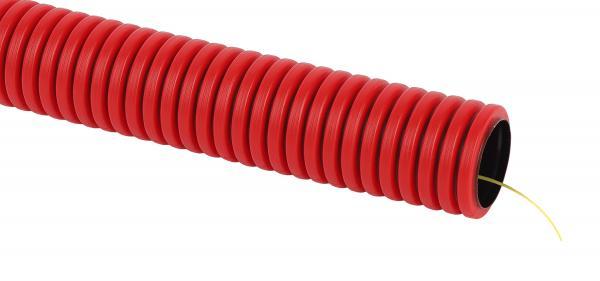 ЭРА Труба гофрированная двустенная ПНД (красная) d 90мм с зонд. 50м (2)