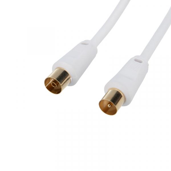 Удлинитель антенный длина-5 м штекер-гнездо белый TV PLUG - TV JACK REXANT 18-0005