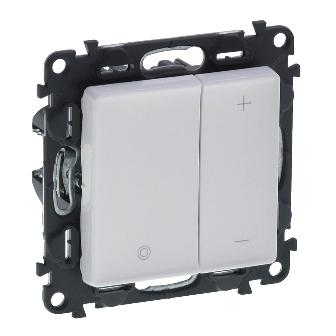 Legrand  Valena  LIFE  Белая Диммер кнопочный универсальный 400Вт скрытая установка IP20 / 752462