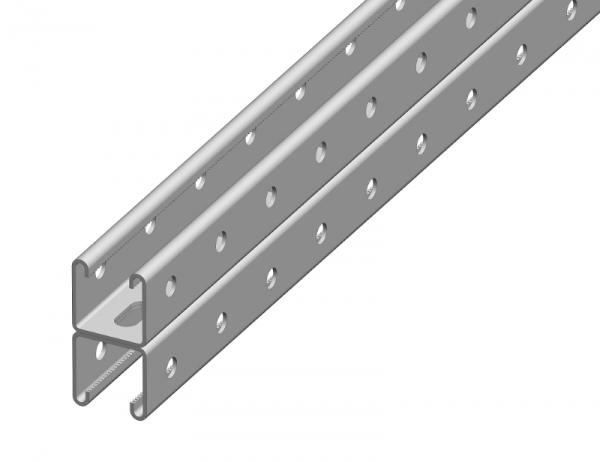 STRUT-профиль двойной 41х41х2,5х3000 HDZ EKF stpd41413x2,5-HDZ