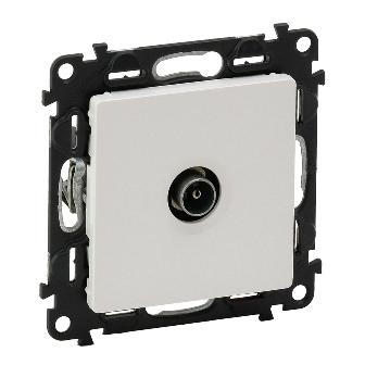 Legrand  Valena  LIFE  Белая Розетка ТВ "Звезда" 0-2400 МГц скрытая установка IP20 / 753451