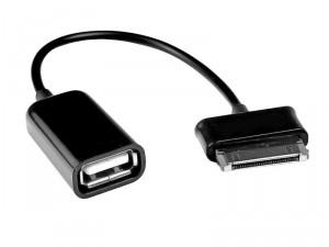Кабель USB OTG Samsung galaxy на USB шнур 0.15M черный REXANT 18-1183 18-1183