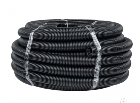 Труба гофрированная ПНД с зондом d40мм (25м )EKF Plast (кратно 25)