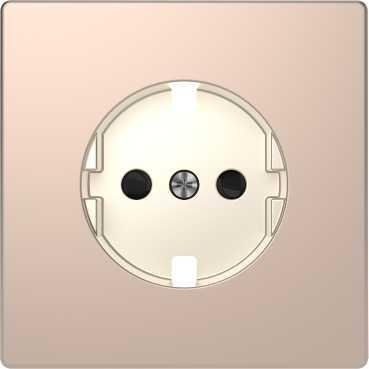 Schneider Electric  MERTEN  D-Life  Шампань  Центральная Накладка для механизма розетки MTN2330-6051