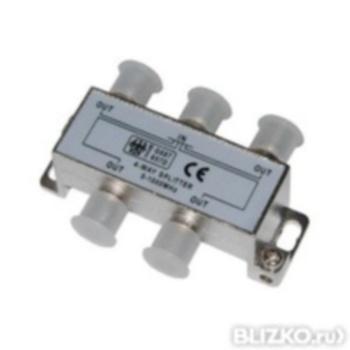 Делитель REXANT на 4TV F разъём 5-1000 МГц   05-6003 05-6003