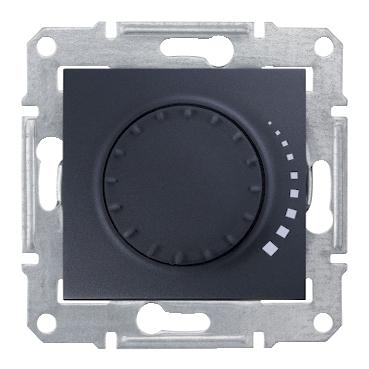 Schneider Electric Sedna Графит  Светорегулятор поворотный.емкстный.25-325Вт/Ва, SDN2200670