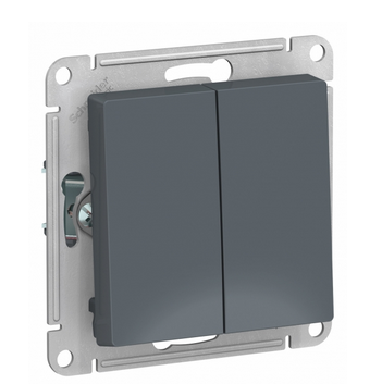 Schneider Electric AtlasDesign Грифель  Переключатель 2-клавишный, схема 6, 10АХ, механизм ATN000765