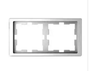 Schneider Electric  MERTEN  D-Life  Белый Лотос  Рамка 2-местная MTN4020-6535