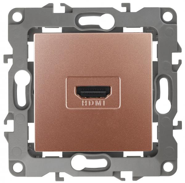 ЭРА  Эра12  Медь  Розетка HDMI,  12-3114-14