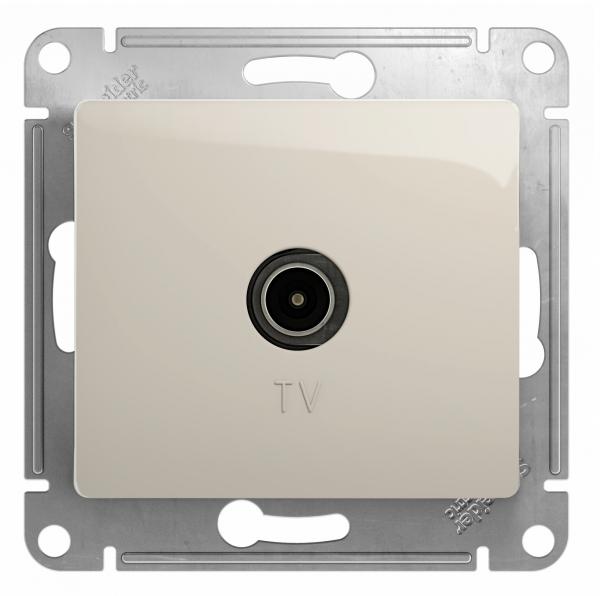 Schneider Electric GSL000993 GLOSSA TV АНТЕННА коннектор, механизм, МОЛОЧНЫЙ