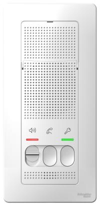 Устройство переговорное (домофон) BLANCA Белый  настенный монтаж, 25В, BLNDA000011 Schneider Electric