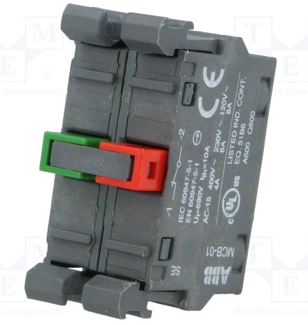 Контакт MCB-11  фронтального монтажа  ABB  1НО1H3 /1SFA611610R1011/