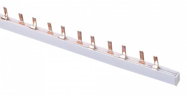 Шина соединительная 2ф.  63А ШС-101-2 типа PIN (штырь) (дл. 1м.) DEKraft