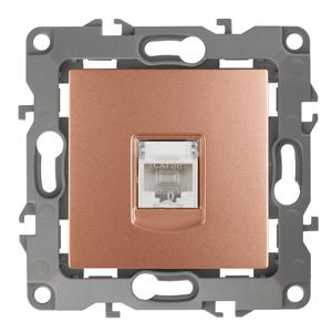 ЭРА  Эра12  Медь  Розетка информационная RJ45  12-3107-14 Б0019352