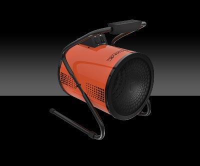 Тепловая пушка Timberk (R3, 6кВт, ADControl, тэн) круглая, 380В,     TIH R3 6M