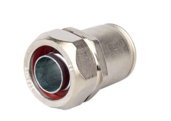 Муфта металлорукав DN 50-жесткая труба д.50мм, IP66/IP67, никелированная латунь DKC 6117-50