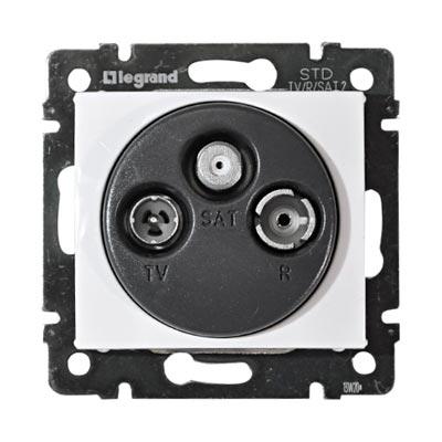 Legrand Valena  Белый Розетка механизм TV-FM-SAT оконечная 10dB /774436 (кратно 10)