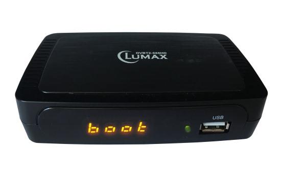 Ресивер цифрового эфирного ТВ LUMAX 555 HD дисплей