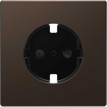 Schneider Electric  MERTEN  D-Life  Мокко  Центральная Накладка для механизма розетки MTN2330-6052