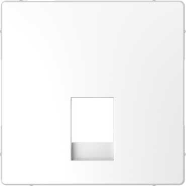 Schneider Electric  MERTEN  D-Life  Белый Лотос  Центральная Накладка для розетки 2-местной  RJ11/RJ12 MTN4215-6035