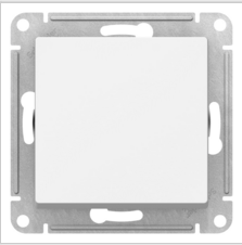 Schneider Electric AtlasDesign  AQUA Белый Переключатель 1-клавишный IP44, схема 6, 10АХ, механизм ATN440161