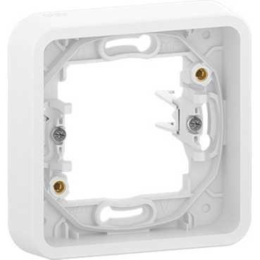 Schneider Electric Mureva Styl  Белый Рамка 1-местная с распорными лапками IP55 MUR39108