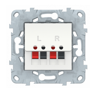 Schneider Electric Unica NEW  Белый Аудиорозетка NU548618