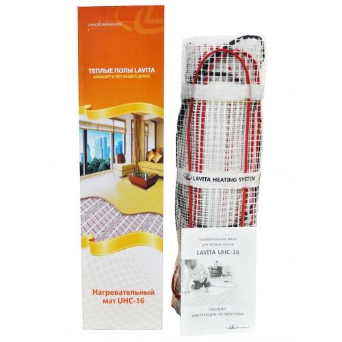 Комплект теплых полов Lavita комплект UHC-16-60 без регулятора (двужильный мат, 6 кв.м, 960 Вт) под плитку