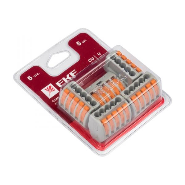 EKF СМК 222-415 Клемма блистер (5шт) plc-smk-415b