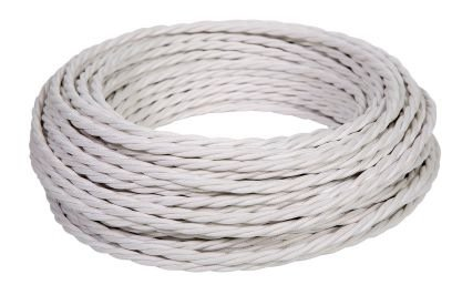 МезонинЪ  Белый Провод витой ПВХ 2х2,5 GE70142-01 (кратно 50)