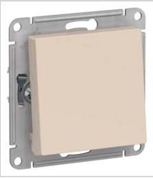 Schneider Electric AtlasDesign Бежевый Переключатель 1-клавишный, схема 6, 10АХ, механизм ATN000261
