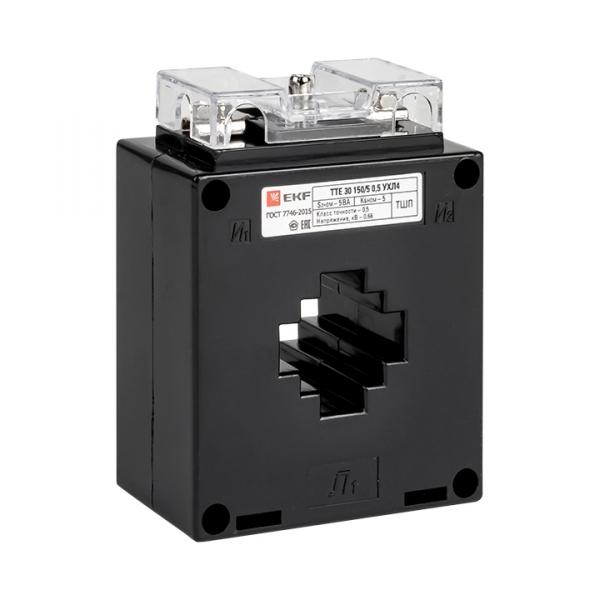 Трансформатор тока  EKF  ТТЕ-30-150/5А класс точности 0,5S PROxima