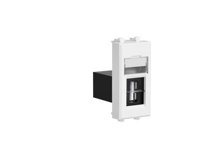 USB 3.0  розетка "Белое облако" Avanti модульная, тип А-А, 1 мод