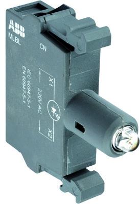 ABB Патрон MLBL-08W со встроенным светодиодом белый 380В AC /1SFA611621R1085/