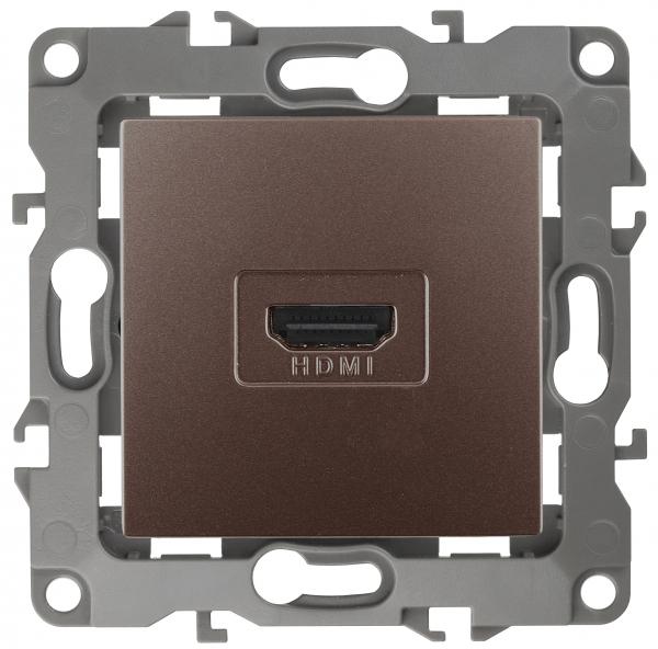 ЭРА  Эра12  Бронза  Розетка HDMI,  12-3114-13
