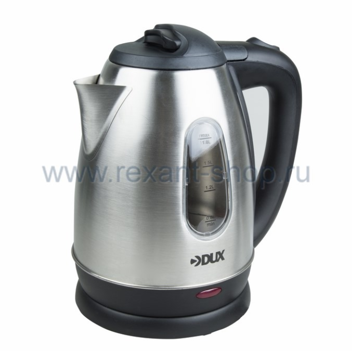 Чайник электрический DXK-785 1.8л/1850Вт; нержавеющая сталь с индикатором уровня воды 60-0721