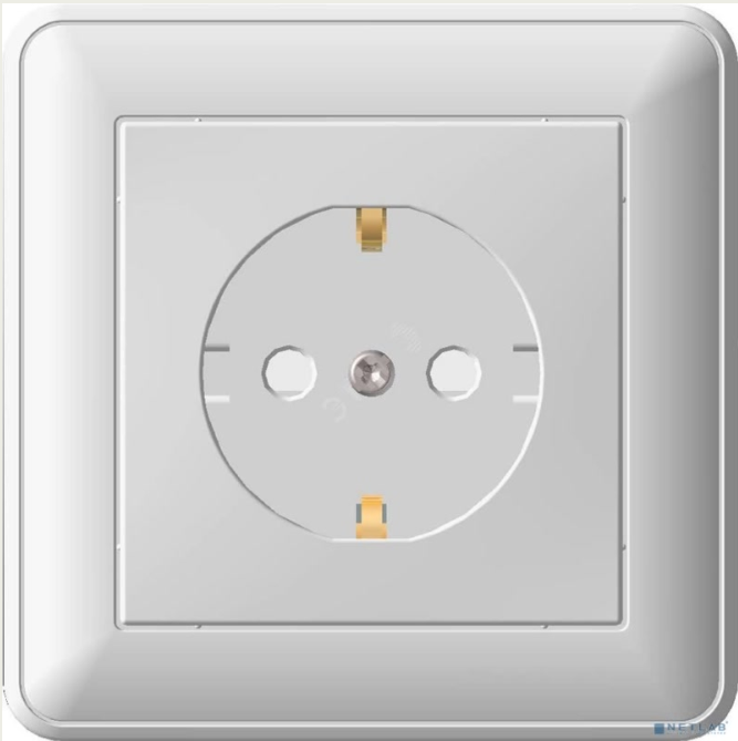 Schneider Electric  Wessen59  Белый  Розетка с заземляющими контактами скрытая установка (250В, 16А, защитные шторки) RS16-152-18