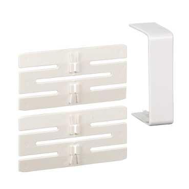 Накладка  цвет белыйRAL9003  95х55мм  на стык  Schneider Electric  OL45  ISM10206P