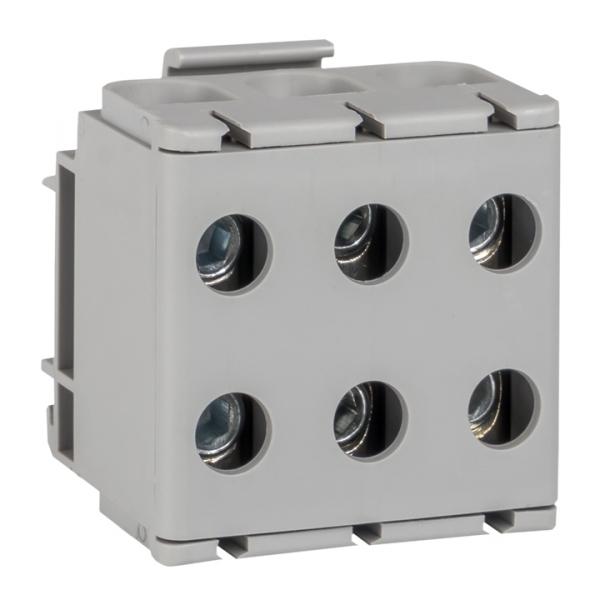 Клемма вводная силовая КВС 16-50 кв. мм тройная серая EKF PROxima